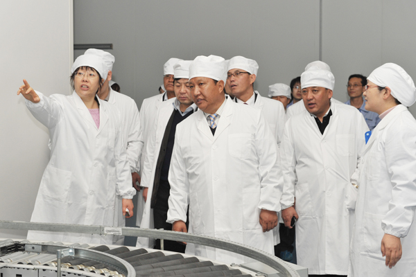 西藏阿里考察团到mg冰球突破参观